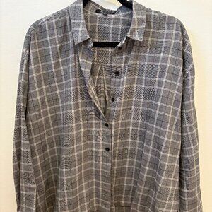 Madewell Flannel Bromley Shirt‎ in Plaid Women's Size M
